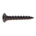 Buildright Drywall Screw, #6 x 1-1/4 in, Steel, Flat Head Square Drive, 1375 PK 07727